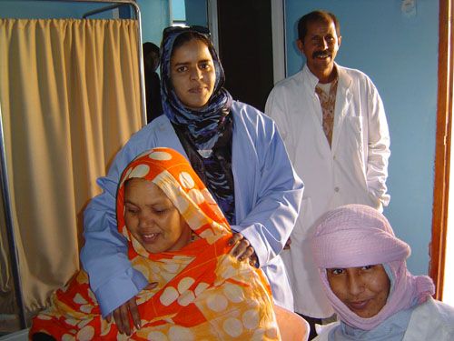 La Fundacin Mundubat apoya al equipo mdico saharaui con formacin y medicinas. 