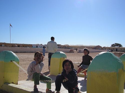 La niez sufre malnutricin en los campamentos de refugiados de los saharauis en Tinduf, Argelia.