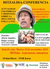 Conferencia Actualidad colombiana y propuesta sobre la Mesa Social para la Paz